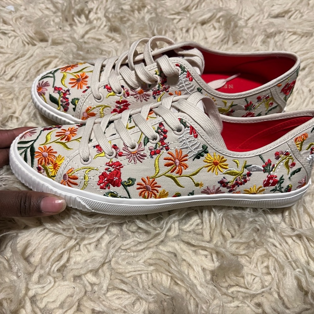 Kate Spade Multicolor Floral Sneakers